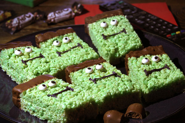 Chewy, ooey-gooey, and spooky. The perfect creation for scary movie night. Click image to view recipe!