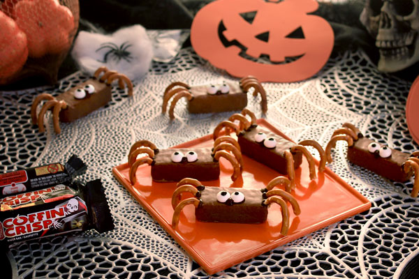 Have this creepy, crawly snack on hand when you’re Halloween-ifying the house. Click image to view recipe!
