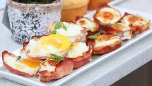 eggs in ham cups july 8