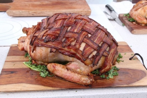 Chef Randy Feltis’ Bacon Weave Turkey